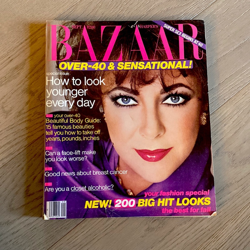 BAZAAR magazine about beauty. September 1981